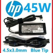 WHOLESALE LOT 1-100 OEM HP 45W Laptop AC Adapter Power Charger 4.5x3mm Blue Tip picture
