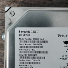 Seagate Barracuda 7200.7 80GB SATA 7200RPM 3.5