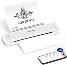 Phomemo P831 Portable Printer - [Upgrade] 300 DPI Bluetooth Travel Printer Suppo picture