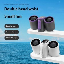 Double-headed Wrist Hanging Fan Usb Large Capacity Portable Power Emergency Ligh picture