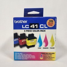 Genuine Brother LC 41CL  Ink Cartridges  (Magenta,Cyan,Yellow)  3 Pack *EXPIRED* picture