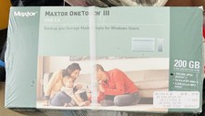 New Maxtor One Touch III T01E200 200GB USB 2.0 External HDD Hard Drive - Sealed picture