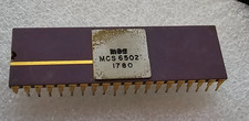 Rare Vintage Retro Ceramic MOS MCS 6502 Vintage Microprocessor Apple Kim-1 1780 picture