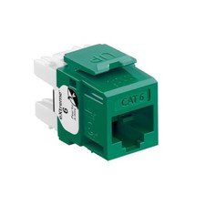 Leviton 61110-RV6 Extreme Catogary 6 8P8C UTP Quickport Jack Green picture