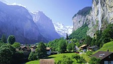 Landscape nature mountains switzerland Custom Gaming Mat Desk picture