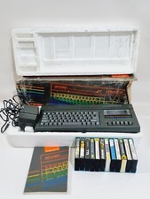 SINCLAIR 128K ZX Spectrum+ 2 Vintage Computer With 12 Tape with Box - For Parts picture