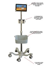 Roll Rolling stand for Ultrasound Imaging Sytstem  lock iPad tablet holder 2023 picture