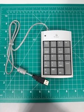 Targus PAUK10U Numeric 10-Key Number Keypad 2-Port USB Silver Pad Numlock WORKS picture