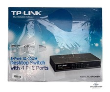 NEW - TP-Link TL-SF1008P 8-Port 10/100M Desktop Network Switch w/ 4x PoE Ports picture