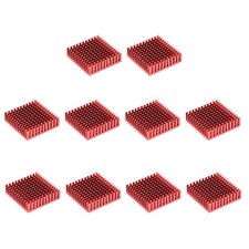 Electronic Radiators Heatsink for Stepper Motor,3D Printer 40x40x11mm Red 10pcs picture