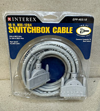 Interex IEEE-1284 DB25 Male to DB25 Male 10 ft EPP/ECP Cable Gray EPP-403/10 picture