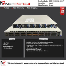 Arista DCS-7060CX2-32S-R 32x100GbE QSFP100 2x10GbE SFP+ Network Switch picture