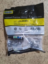 HUBBELL PREMISE WIRING - HXJ5EBK Xcelerator CAT5E+ Univ. Wired picture