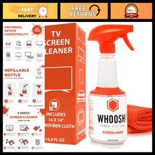 Refillable Screen Cleaner & Microfiber Cloth for TVs, Monitors, Laptops - 16.9 f picture