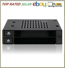 ICY DOCK Dual 2 Bay 2.5” SSD & HDD Dock Tool-Less Hot-Swap SATA / SAS Mobile ... picture