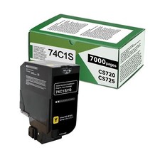 74C1SY0 Yellow Compatible 7000 Pages Toner Cartridge High Yield Replacement f... picture