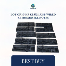 Lot of 10 *mixed Brans USB Wired Keyboard Hot picture