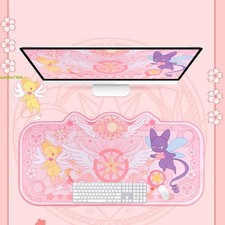 Card Captor Sakura Cos Mouse Pad Cute Pink PC Desk Mat Anime Table Pad Girl Gift picture