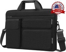Bolso de hombro para portátil, bolso para computadora con asa y cinturón NEW US picture