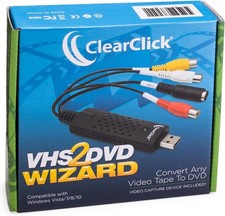 VHS To DVD Wizard Software | USB Video Capture Device Grabber | Digital Video picture