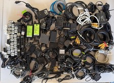 Large Lot of 125+ Cables, Cords, Adapters, HDMI, USB, AC Power Cords, Audio picture