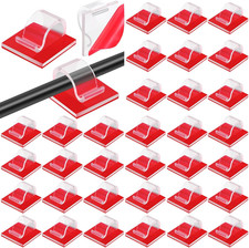 Namalu Clear 120 PCS Adhesive Cable Clips Bulk - Christmas Light Wire Cord Cable picture