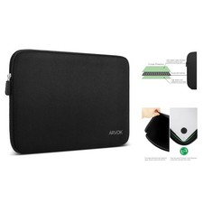 Slim Water-Resistant Laptop Sleeve for 15.6 Inch Devices - Portable & Stylish picture