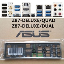 For ASUS Z87-DELUXE QUAD Z87-DELUXE DUAL I/O SHIELD Backplate picture