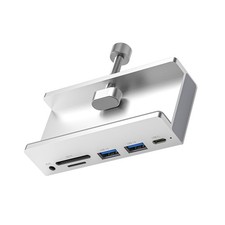 USB 3.0 Hub Splitter 6 Port High Speed For PC Mac Laptop Desktop Clamp on Desk picture