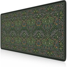 Retro Mouse Pad, Desk Pad Mat, Full Desk Large Mousepad, Green picture
