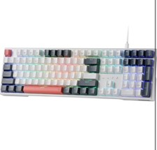 Redragon K668 RGB Gaming Keyboard, 104 Keys + Extra 4 Hotkeys Wired Mechanical picture