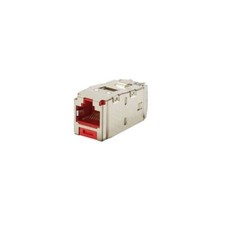 Panduit CJS688TGRDY Cat-6 Shielded Jack Module STP RJ45 8P8W TG-Style Red picture