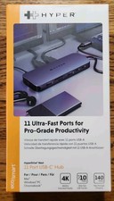Hyper - HyperDrive Next 11 Port USB-C Hub- MacBook/PC HD4006GL Midnight Blue ,NE picture