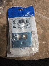 Leviton QuickPort SS Stainless Steel Wallplate Single Gang 6-Port picture