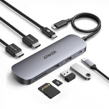 Anker Nano Laptop Docking Station Dual Monitor,8-in-1 USB C Hub for Windows picture