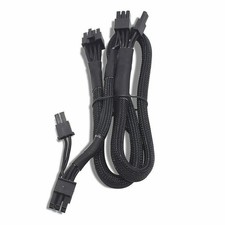 for Corsair CX 550m /CX 500m Dual 8(6+2) Pin PCIe Modular Power Supply Cable picture