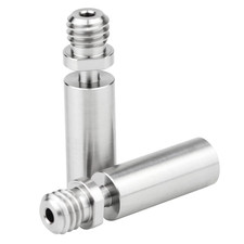 2pcs All Metal Ender 3 Titanium Heat Break Thermal Barrel Tube Heatbreak Upgrade picture