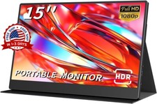 Monitor portátil para computadora extensor de segunda pantalla con soporte NUEVO picture