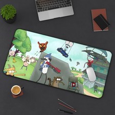 Cartoon Battle Scene Desk Mat | Gaming Mouse Pad picture