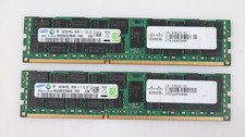 Lot 2x 16GB (32GB) Samsung M393B2G70BH0-YK0 PC3L-12800R 1600MHz DDR3 RDIMM Memor picture