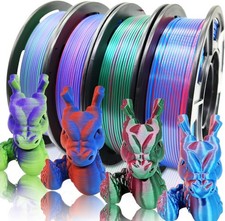 4X 250g Color Pack, Dual Color Filament Coextrusion PLA Filament 1.... picture