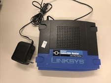 LINKSYS CABLE/DSL ROUTER ETHERFAST 4-PORT BEFSR41 W/ AC ADAPTER - PREOWNED picture