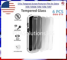 6 Pcs Tempered Screen Protector Film for Zebra TC51 TC510K TC52 TC56 TC57 picture