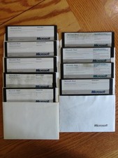 Vtg 1987 Lot of 9 Microsoft Word IBM Program Installation 5.25 Floppy Disks 4.0 picture
