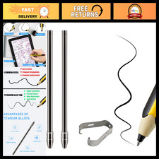 Replacement Titanium Alloy Ballpoint Tips for STAEDTLER Digital Pens - 2 Pcs, Fi picture
