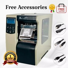 BUNDLE  Zebra 110Xi4 Industrial Thermal Label Printer USB LAN  1 YR WARRANTY picture