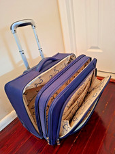 Samsonite Classic Wheeled Carry-On Business Case, Mobile Office, Navy picture