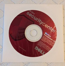 McAfee Security Center Backup Installation CD for Dell DP/N:0TC400 DP/N:M8553 picture
