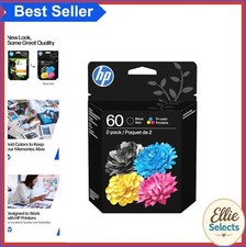 Inkjet Ink Cartridge 2 Pack Black Tri-Color 200 Page Yield 165 Page Yield for picture