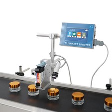 12.7mm automatic online inkjet printer without conveyor to print batch number- picture
